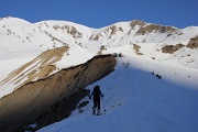  vers la combe sud de la petite Autane ; coté enneigement il est temps